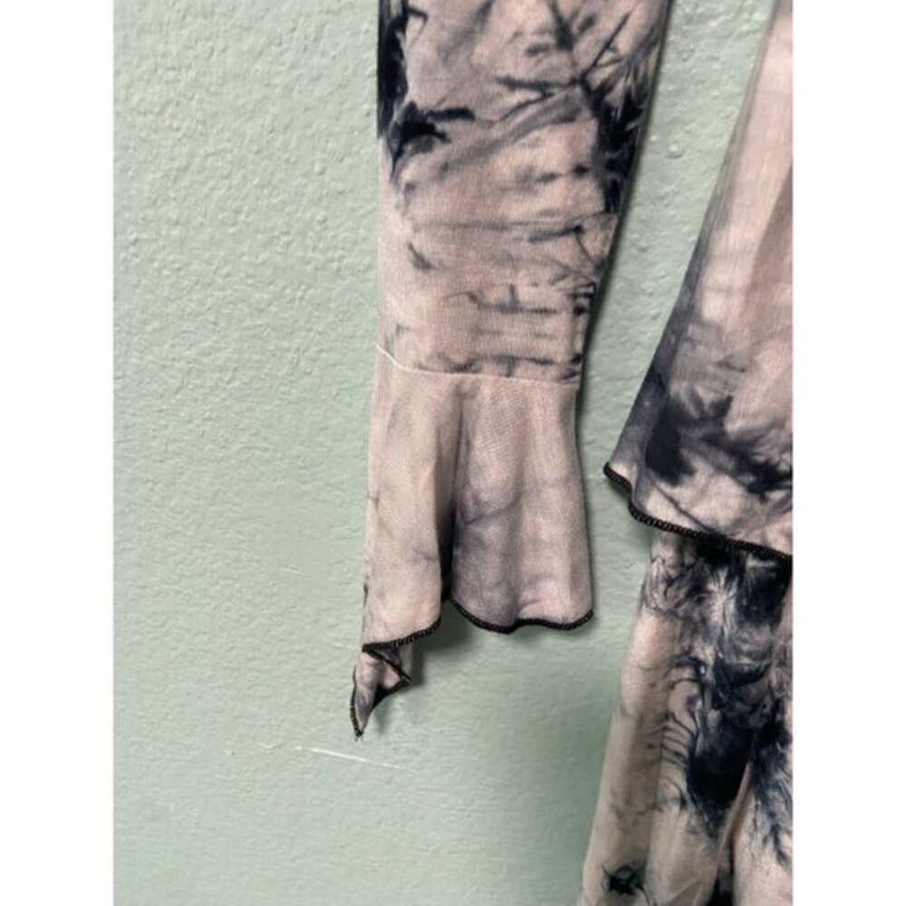 NWT Current Mood Dolls Kill Tie Dye‎ Full Sleeve Handkerchief Dress  Small - Picture 4 of 9